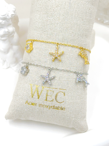 Großhändler WEC Bijoux - EDELSTAHL-ARMBAND