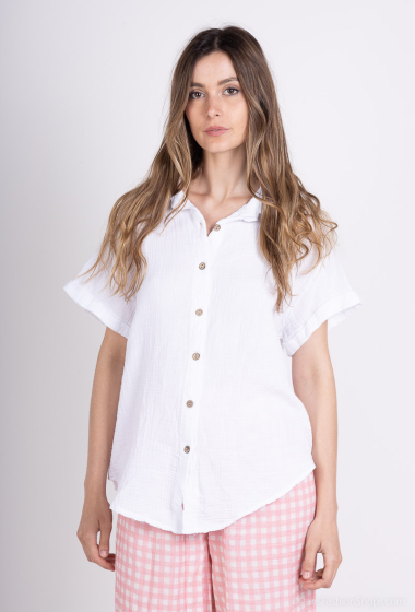 Wholesaler Willow - Cotton gauze shirt