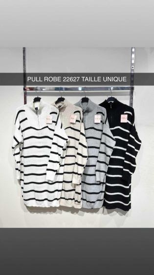 Grossiste Willy Z - Pull rayé