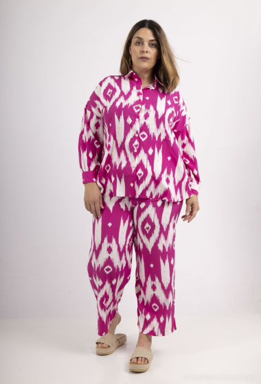 Wholesaler World Fashion - GT long-sleeved shirt and pants set - Printed