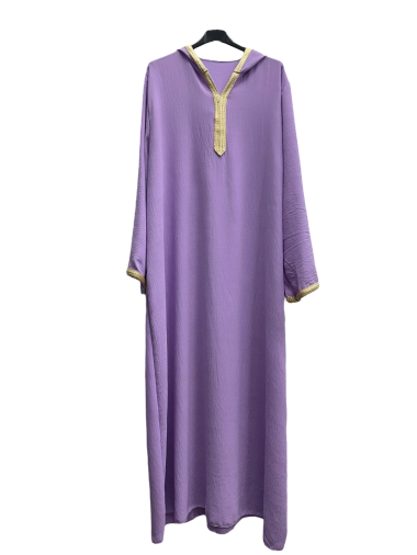 Großhändler X TO MAX - Abaya-Kleid mit Jazz-Kapuze