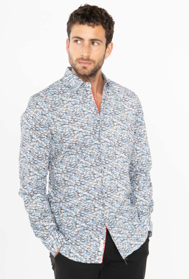 Mayorista Yves Enzo - Camisa STRETCH con estampados DIGITAL