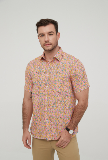 Mayorista Yves Enzo - Camisa estampada de ajuste cómodo