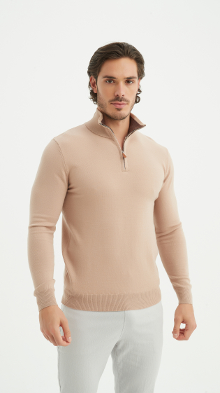 Mayorista Yves Enzo - Cuello camionero "cashmere touch"