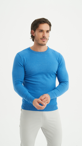 Großhändler Yves Enzo - Rollkragenpullover mit „Cashmere-Touch“.