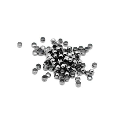 Wholesaler Z. Emilie - Steel accessory bead to crush 2 mm