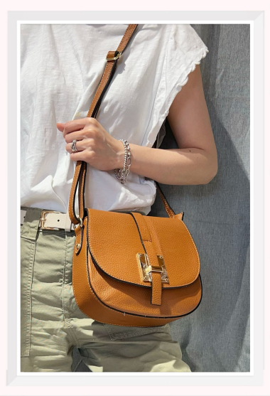 Wholesaler Z & Z - Grained leather shoulder bag