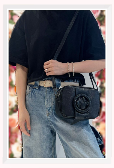 Wholesaler Z & Z - Iridescent leather shoulder bag