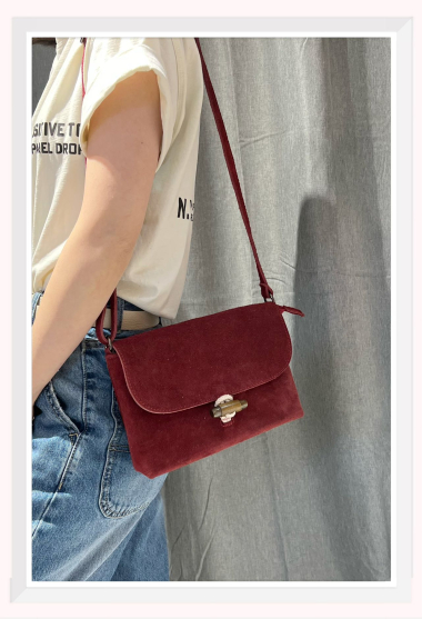 Wholesaler Z & Z - Suede shoulder bag