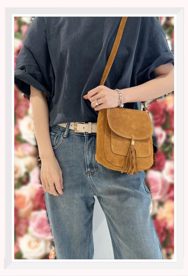 Wholesaler Z & Z - Suede shoulder bag