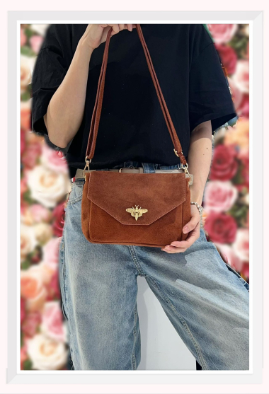 Wholesaler Z & Z - Suede shoulder bag