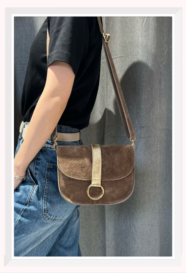 Wholesaler Z & Z - Suede shoulder bag