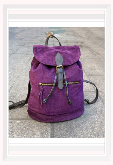 Wholesaler Z & Z - Suede backpack