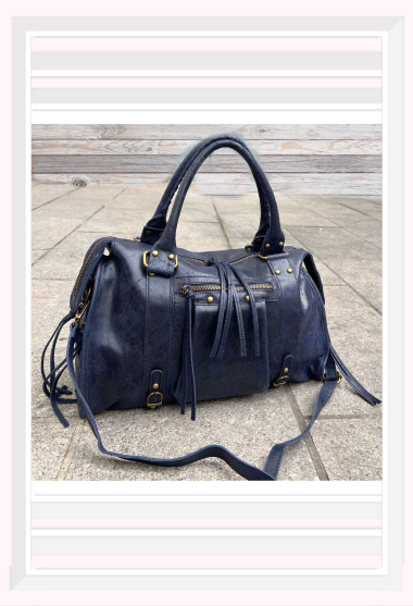 Wholesaler Z & Z - Vintage effect leather handbag