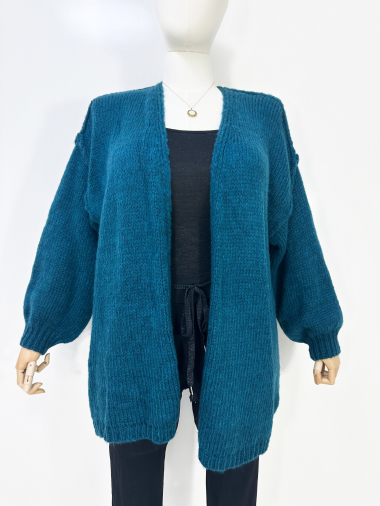 Grossiste Zafa - Gilet acrylique, laine et mohair