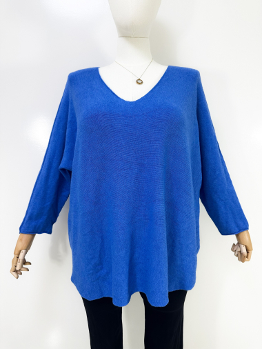 Wholesaler Zafa - PLUS SIZE Premium Quality Seamless Knit Sweater