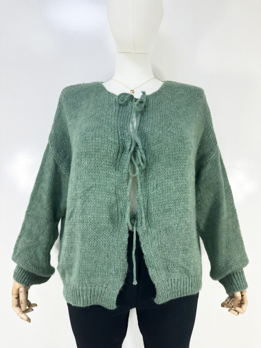 Wholesaler Zafa - Round neck sweater with bow