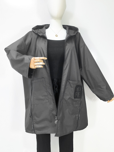 Grossiste Zafa - Veste imperméable avec zip