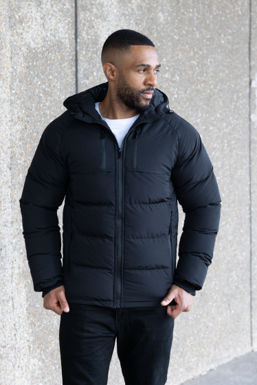 Wholesaler Zayne Paris - men's down jacket with zip and chest pocket