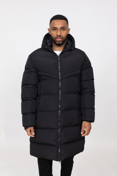 Wholesaler Zayne Paris - men's down jacket with zip and chest pocket