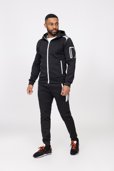 Grossiste Zayne Paris - ensemble jogging avec capuche et zip