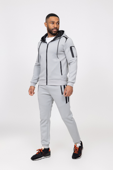 Grossiste Zayne Paris - ensemble jogging avec capuche et zip