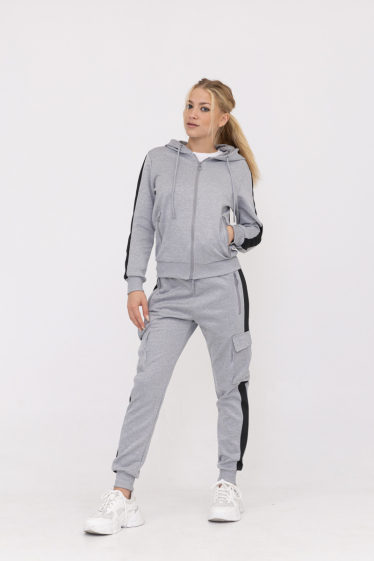 Grossiste Zayne Paris - Ensemble  jogging avec capuche