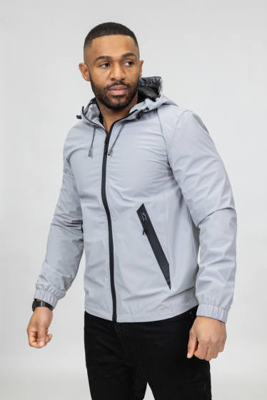 Wholesaler Zayne Paris - Waterproof jacket with hood and zip