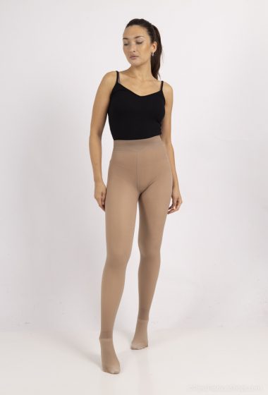 Grossiste Zoe Mode (Elena Z) - Collant effet nude polaire