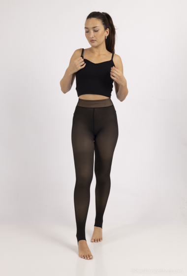 Großhändler Zoe Mode (Elena Z) - Transparente Strumpfhose mit Innenfutter