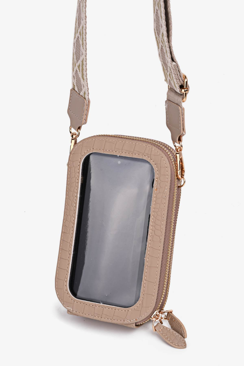 GZ2083V Synthetic phone-size shoulder pouch bag
