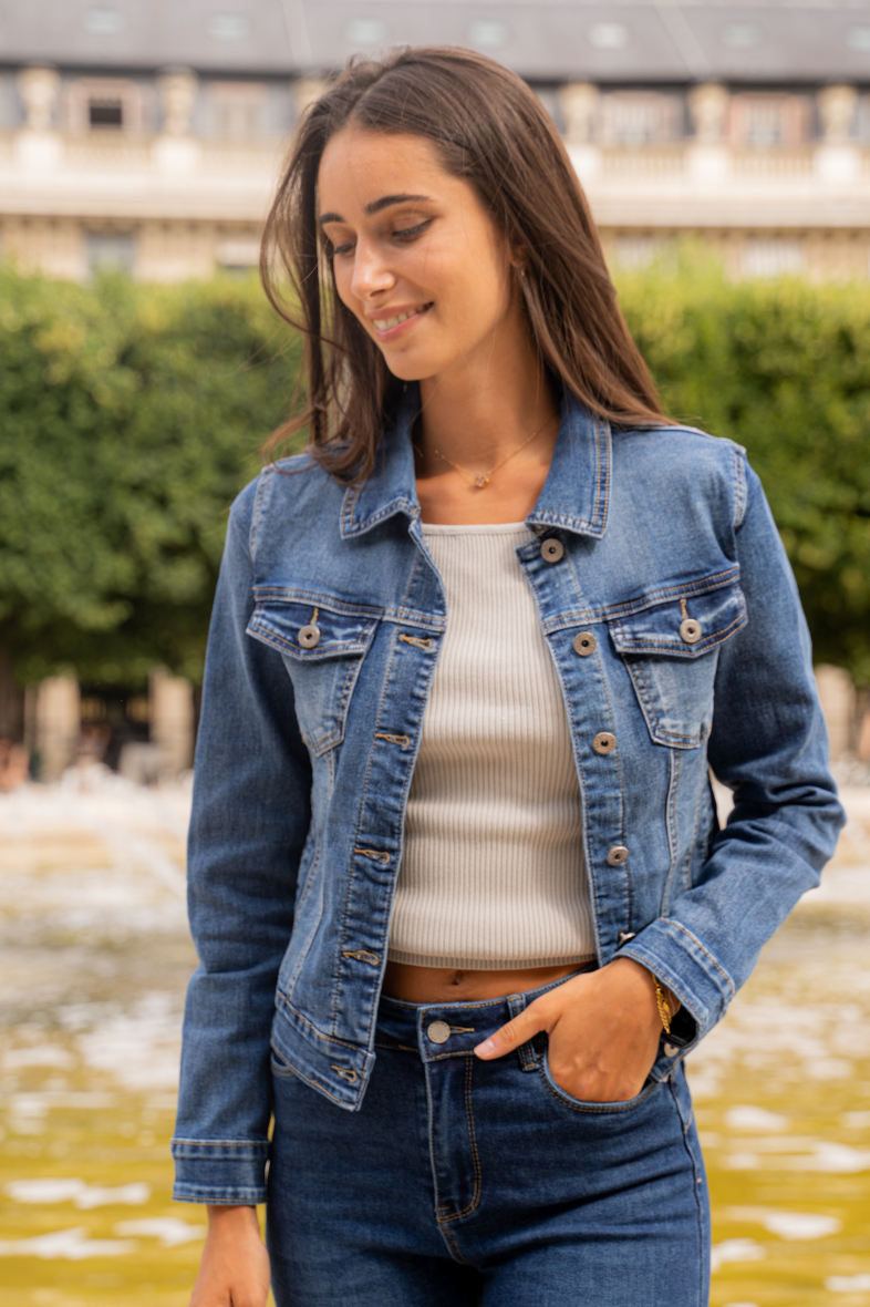 Look again denim on sale jacket