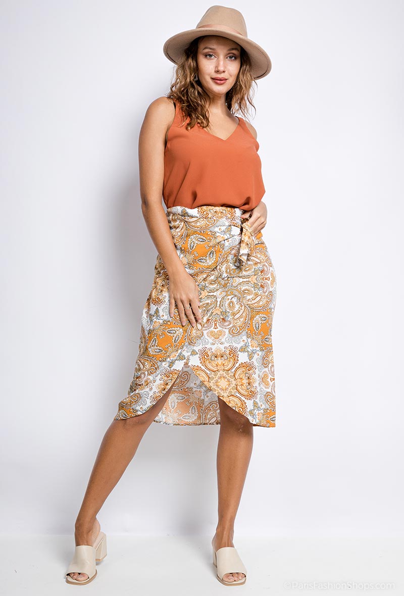 Blush clearance wrap skirt