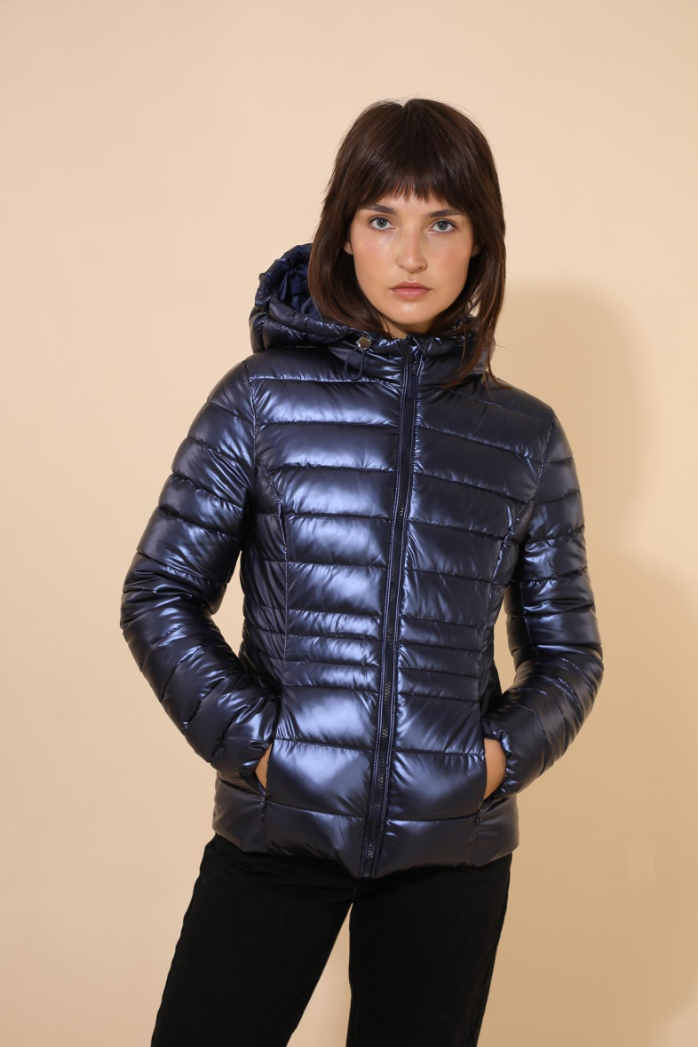 Reversible hooded down jacket Attrait Paris | Paris Fashion Shops