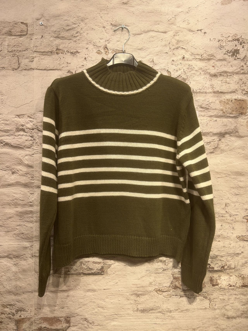 Striped sweater FOLIE LOOK | Paris Fashion Shops