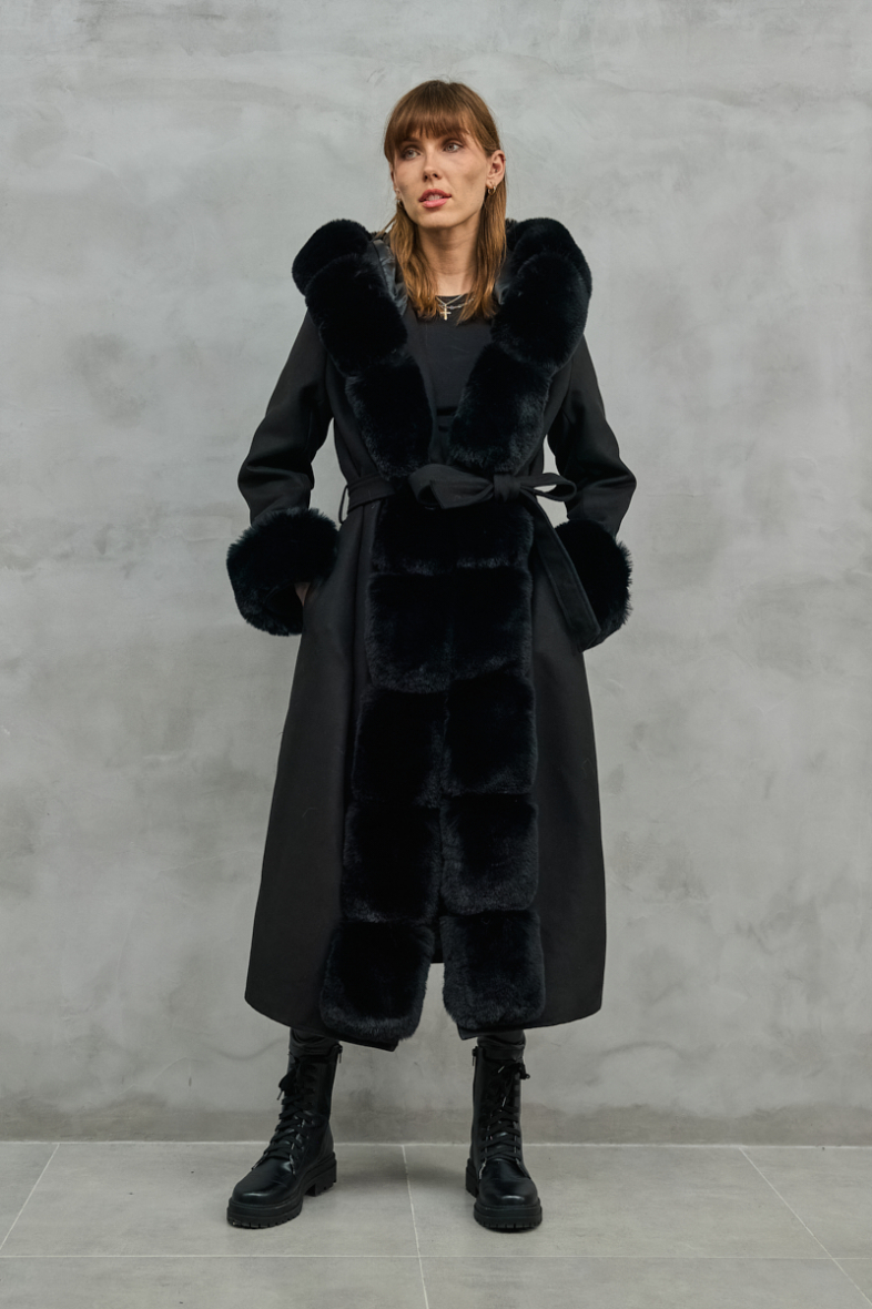 Manteau long 2024 fourrure