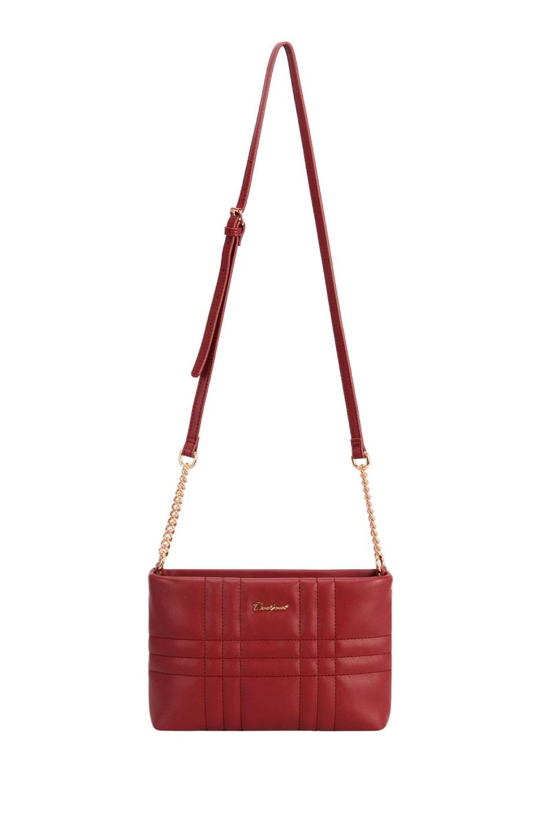 Bolso bandolera rojo D. JONES