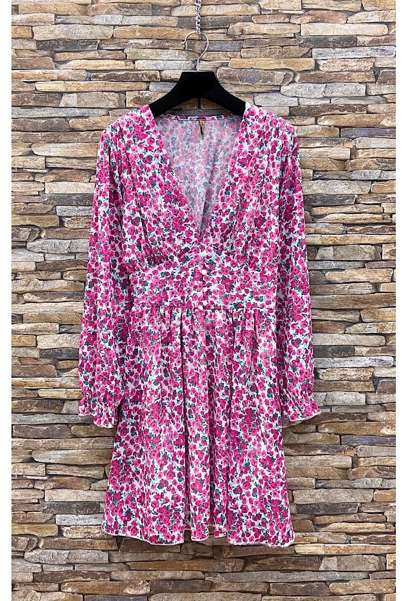 JULIETTE Printed with long sleeves, buttons and viscose lining. Elle Style | Paris Fashion Shops