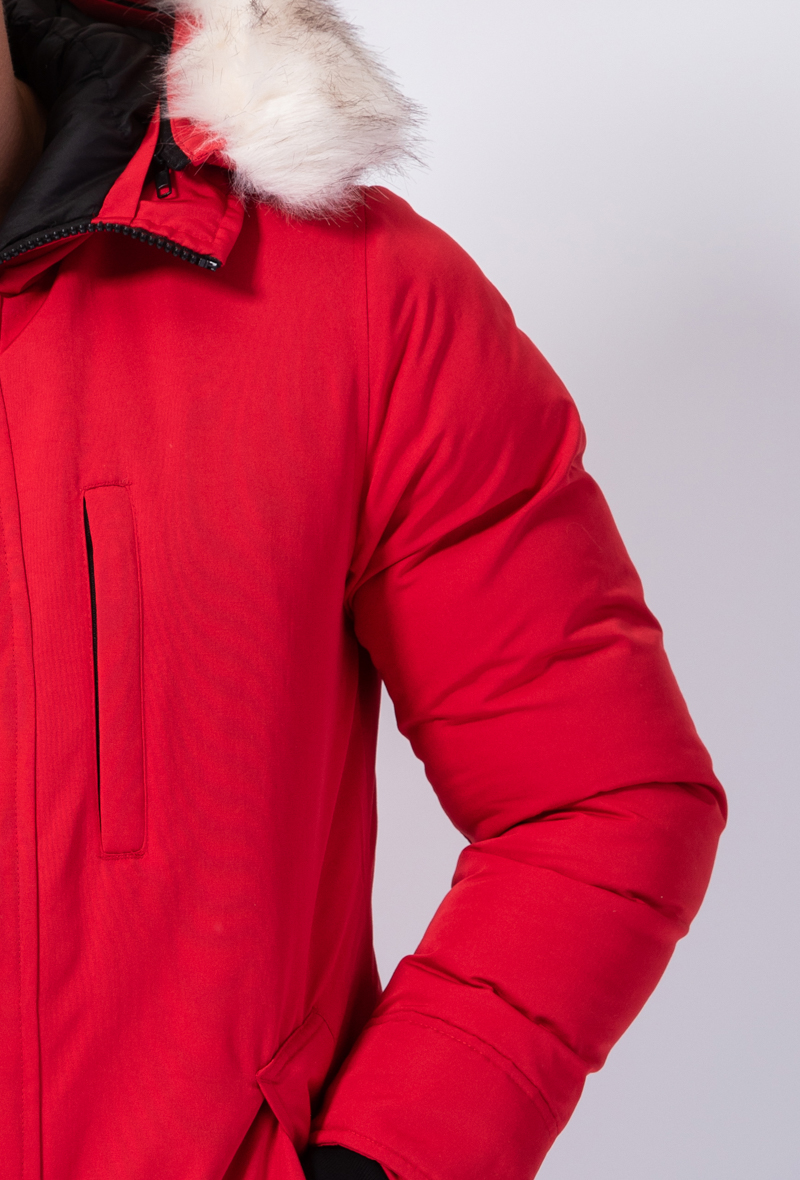 Doudoune chaude pour homme avec capuche à fourrure. Tendance hiver homme  2019. De la marque FRILIVIN.