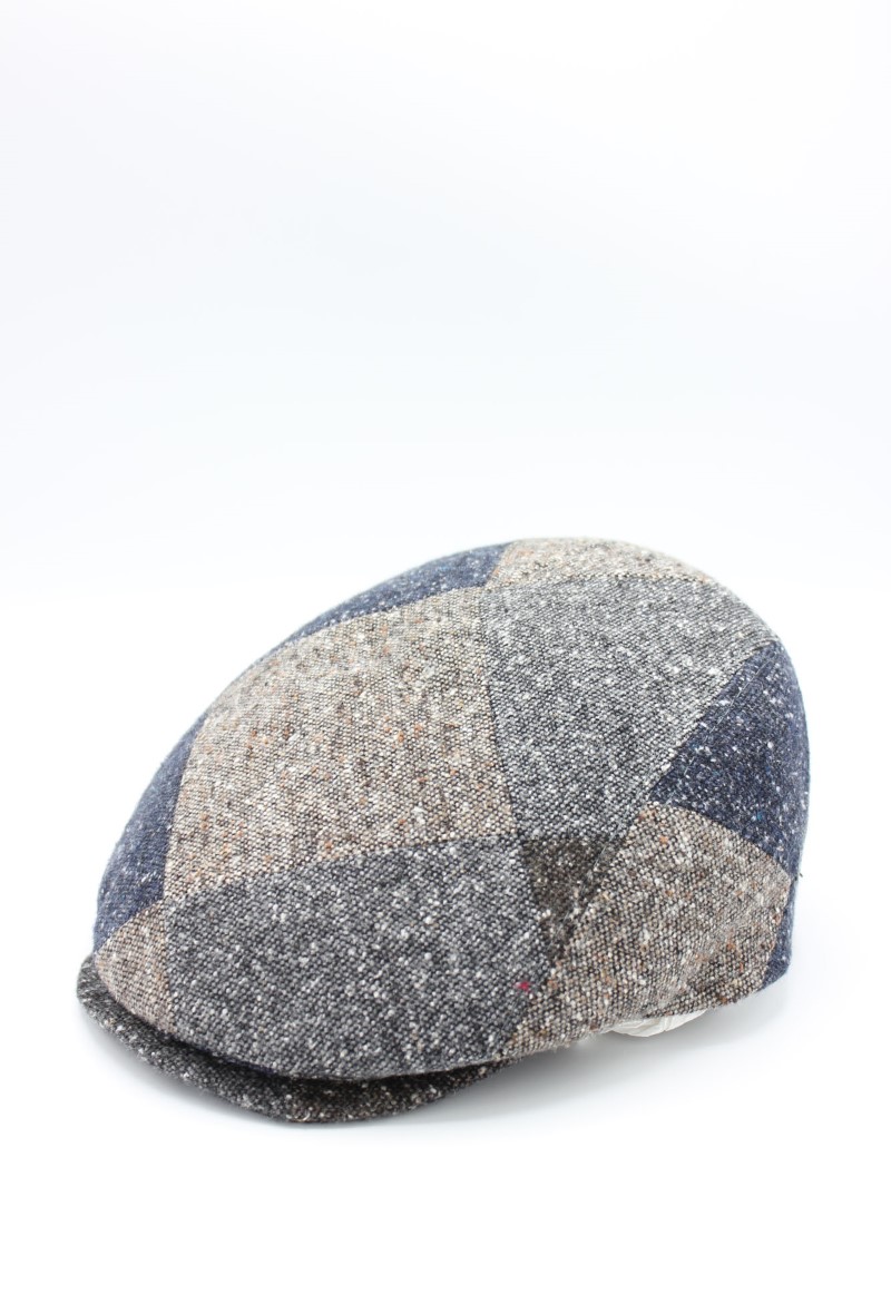 Gris ardoise, Casquette plate - Homme - Pure Laine