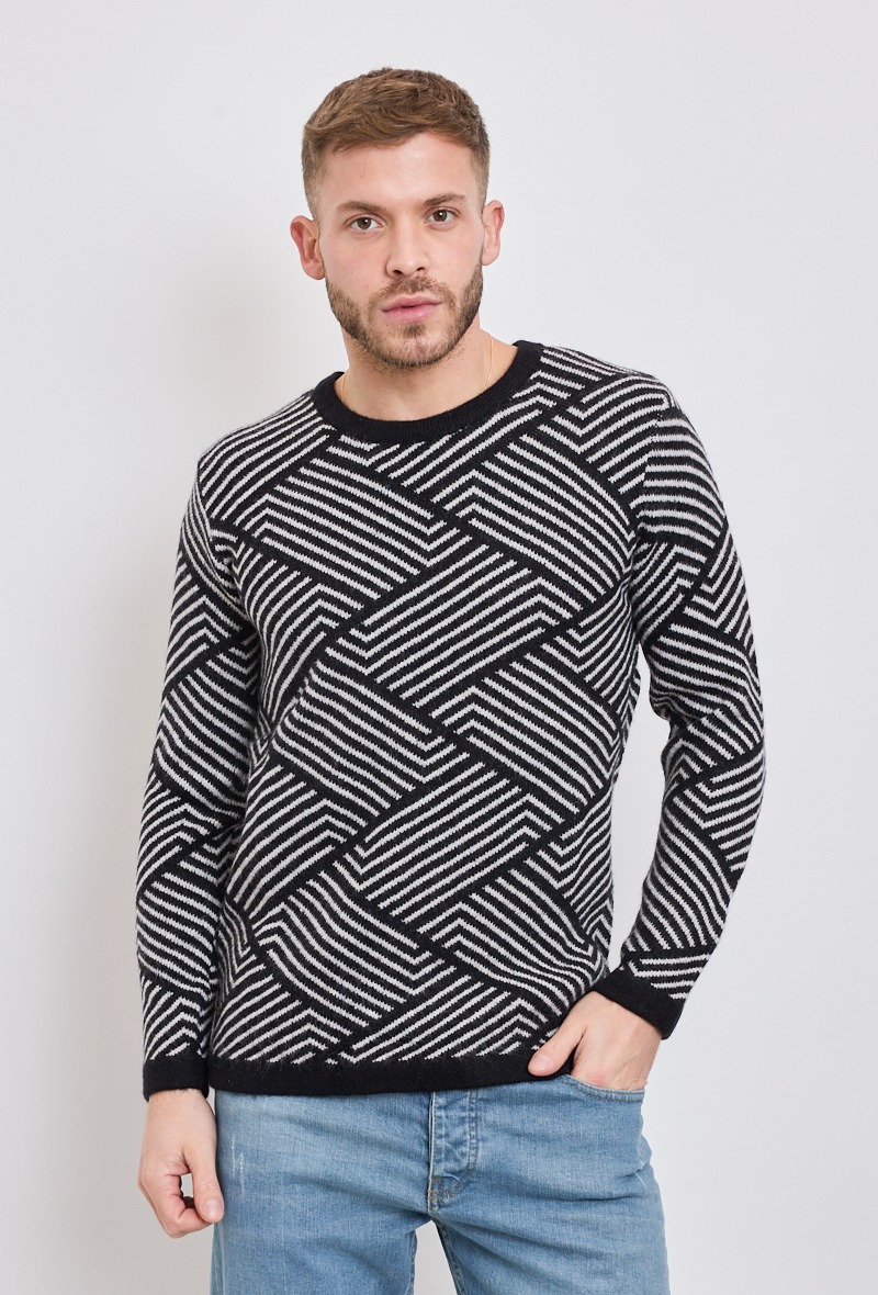 Pull homme col rond SD7