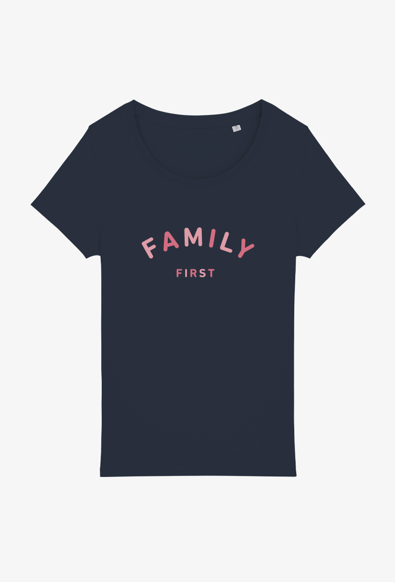 T shirt Adulte Family first Kapsul Paris Fashion Shops