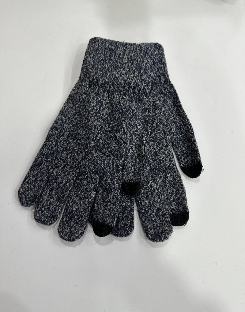 Gants tactiles homme marine