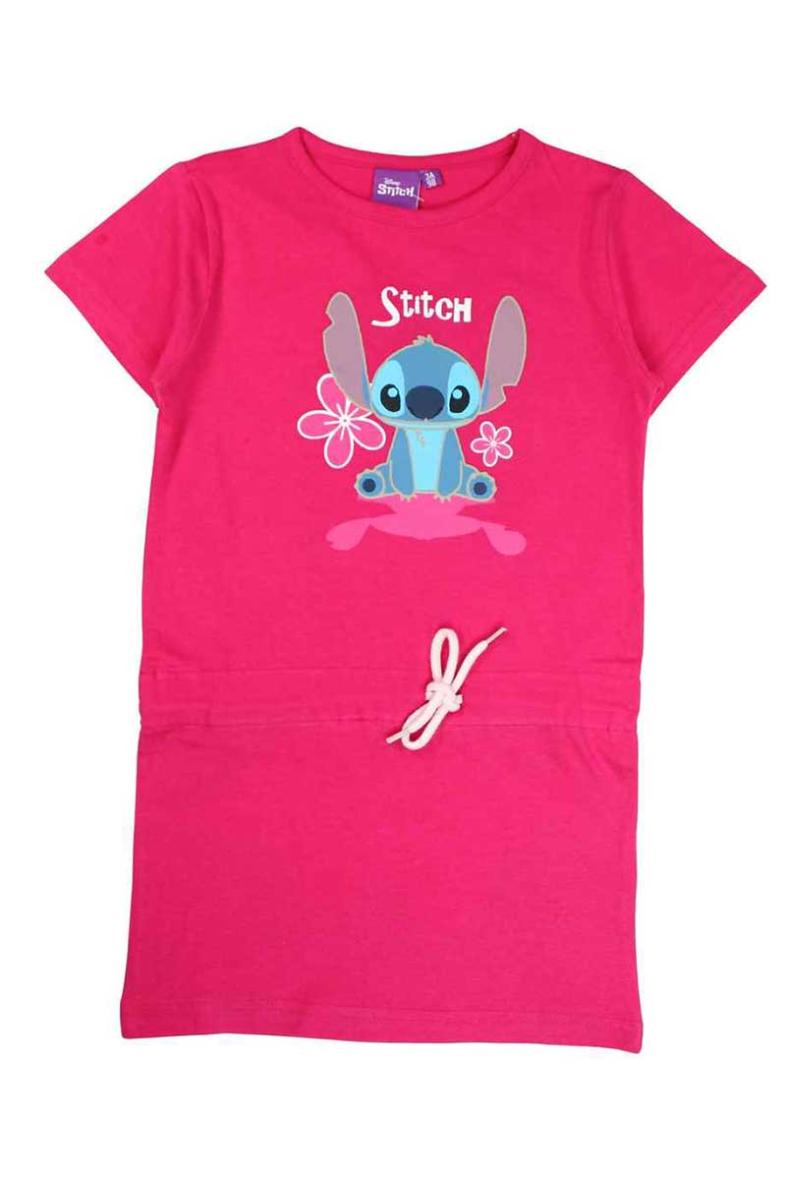 Pyjama long Stitch Fille Disney fushia