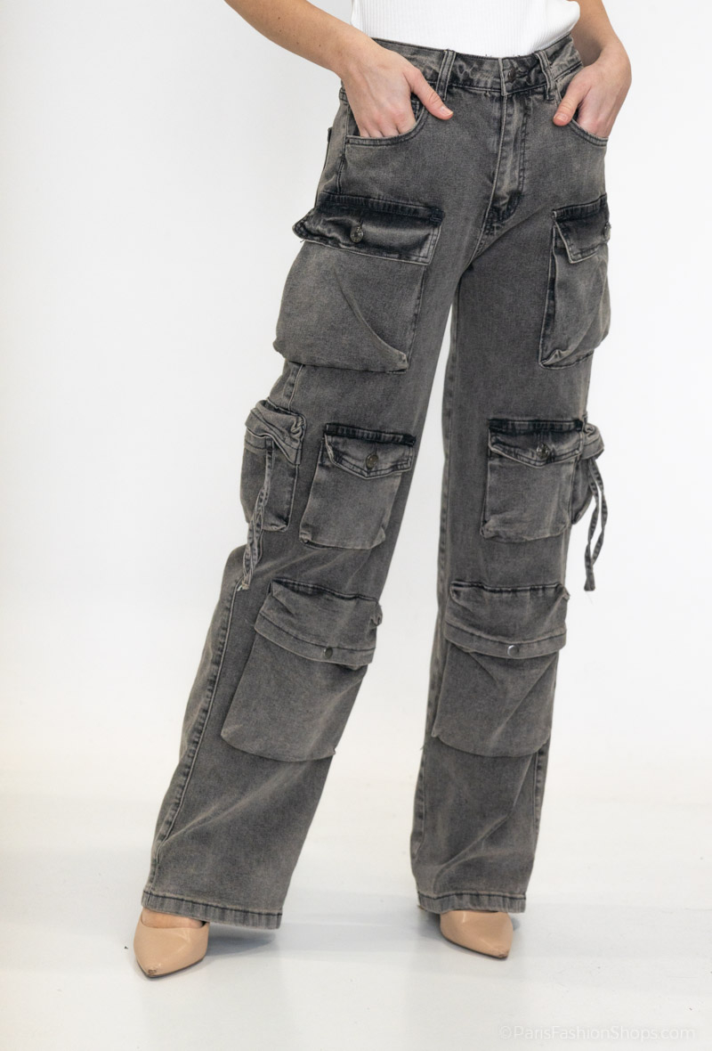 Multi-pocket cargo jeans Monday Premium