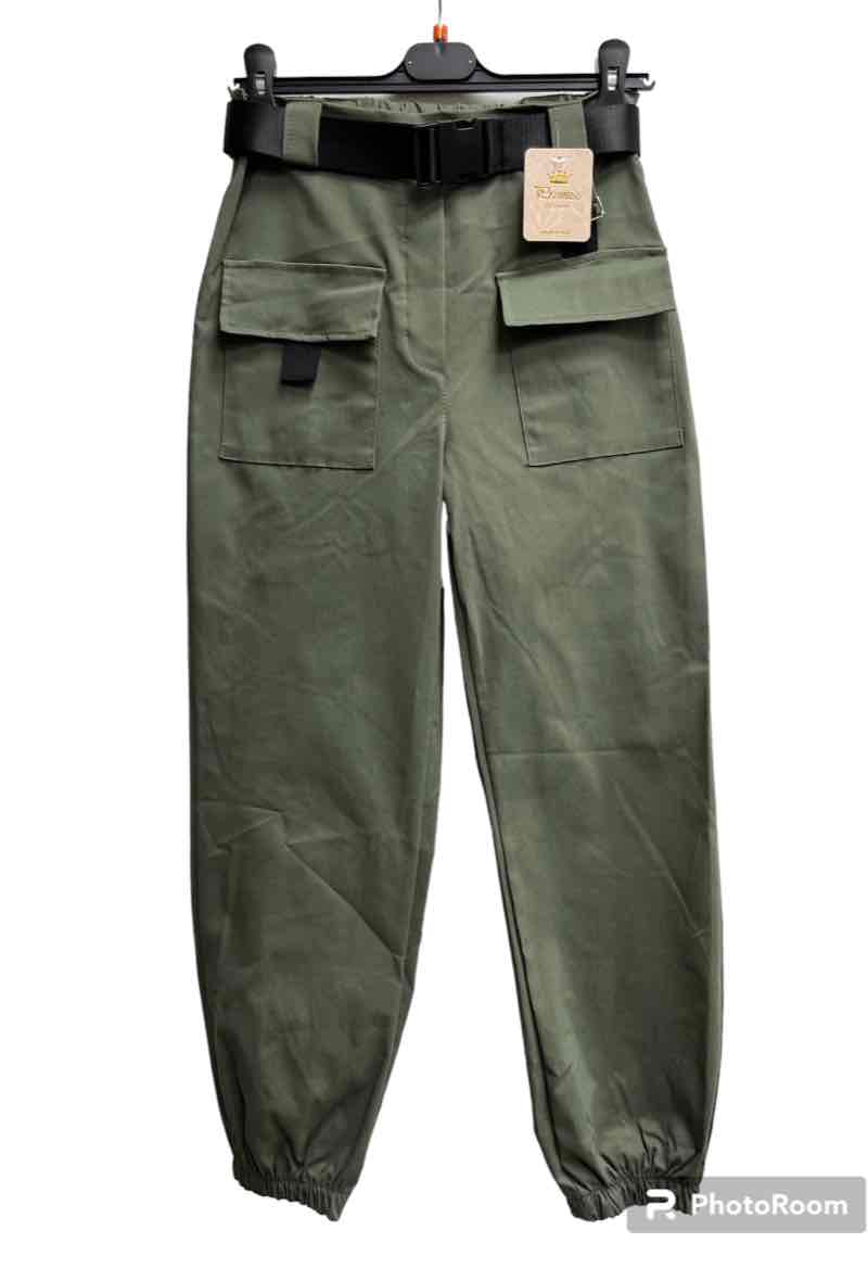 Cargo pants with belt PROMISE