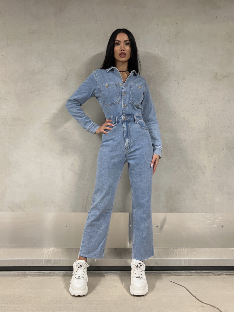 Lilo - Straight Denim Overalls