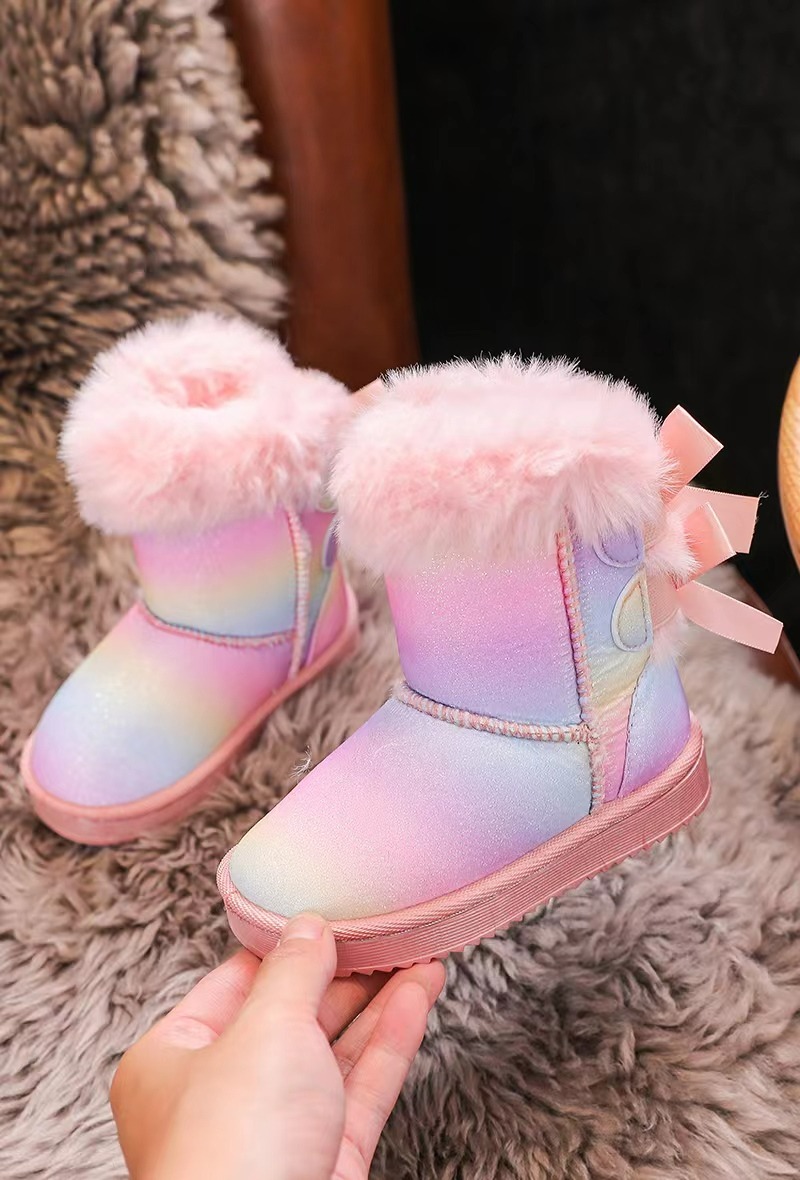 Bottes fourrees pour hiver fille