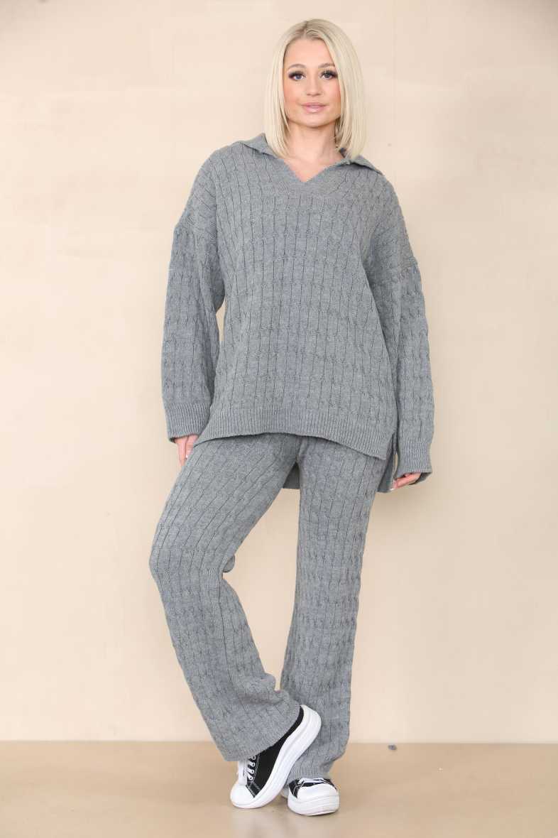 Ensemble en laine tricotée HAUT pour femme de la marque ENSLAB HNE23536