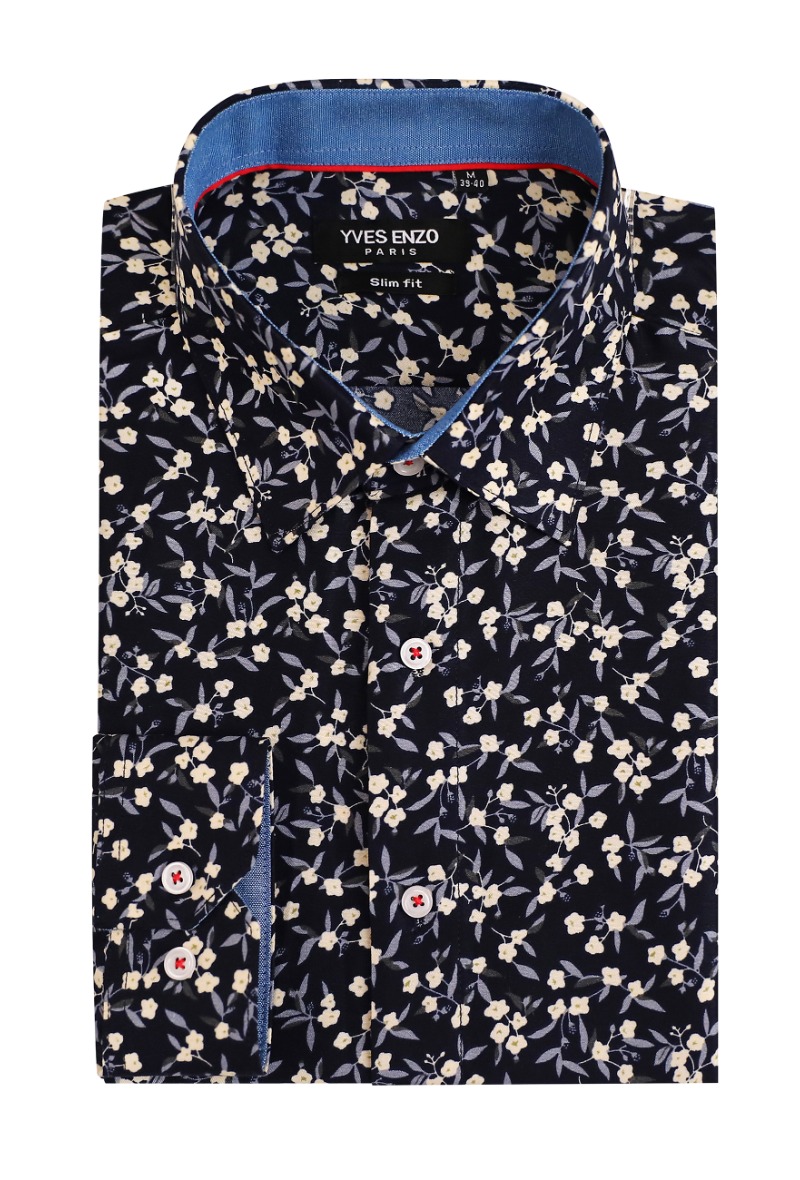 Shirt MEDULLA prints slim fit Yves Enzo | Paris Fashion Shops